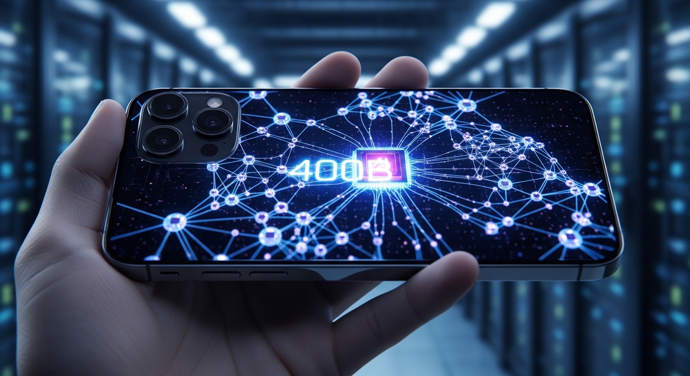 400B AI-model draaien op een iPhone?!