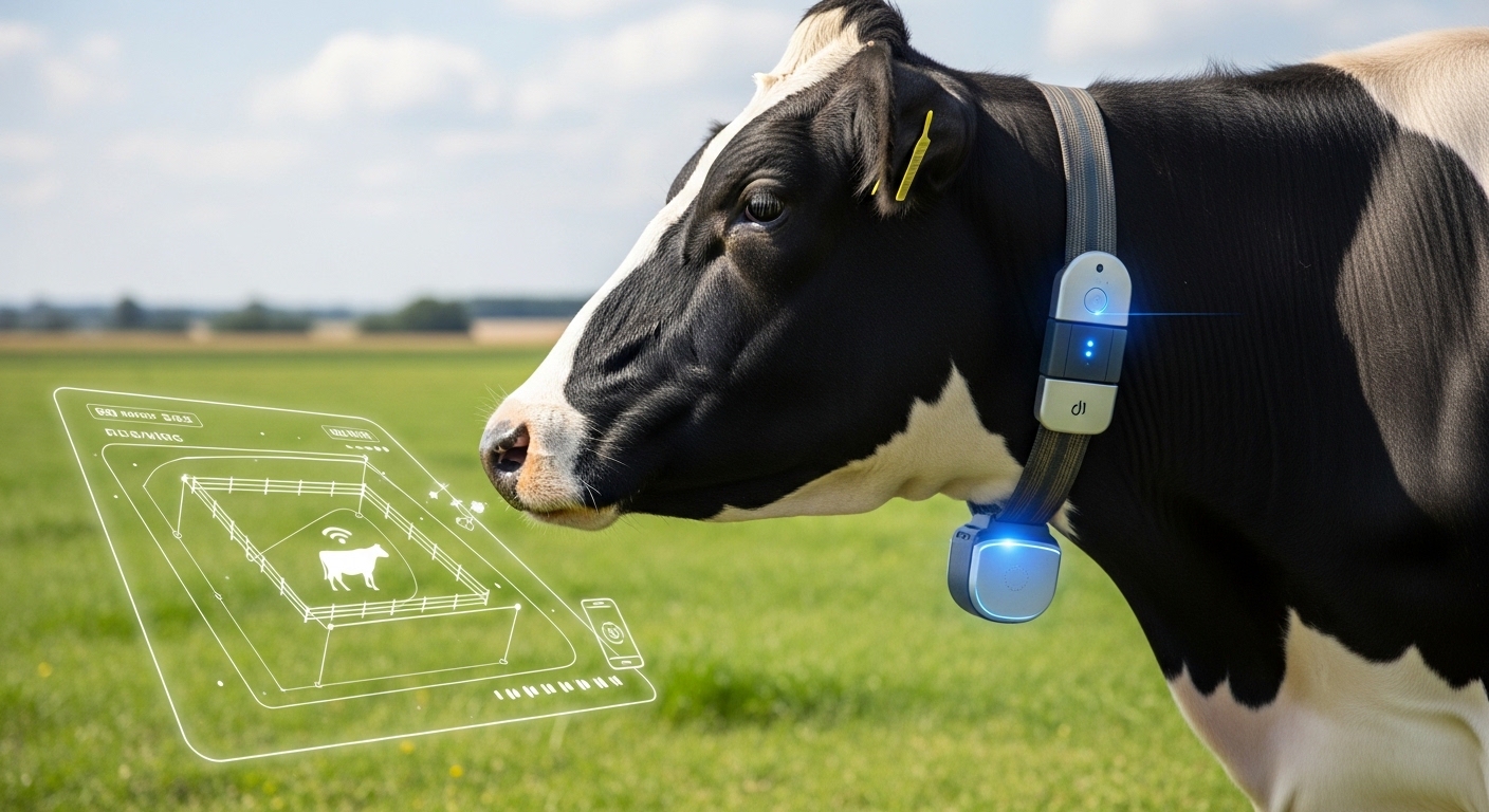 AI koeienhalsbanden: boeren vervangen hekken door apps