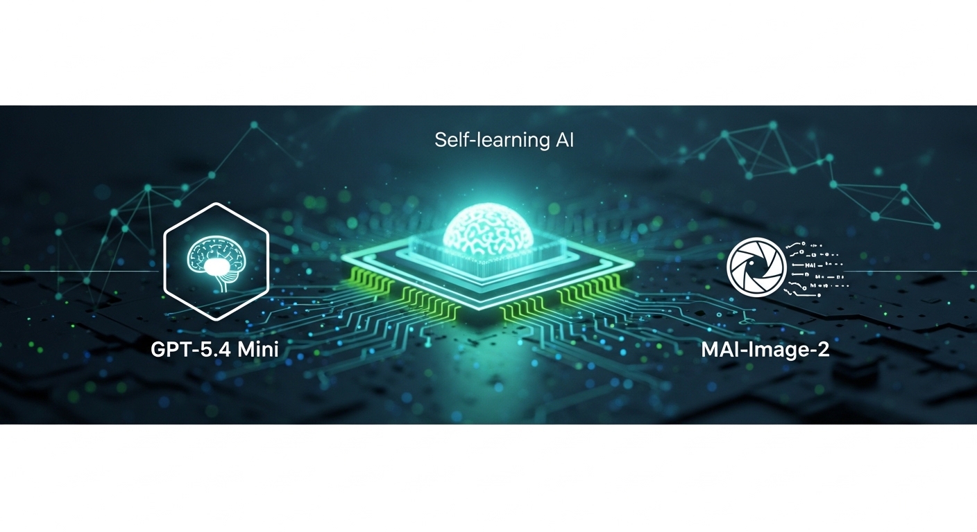 Deze AI-Week was Kráááázig: GPT-5.4 Mini, MAI-Image-2 & Zelflerende AI