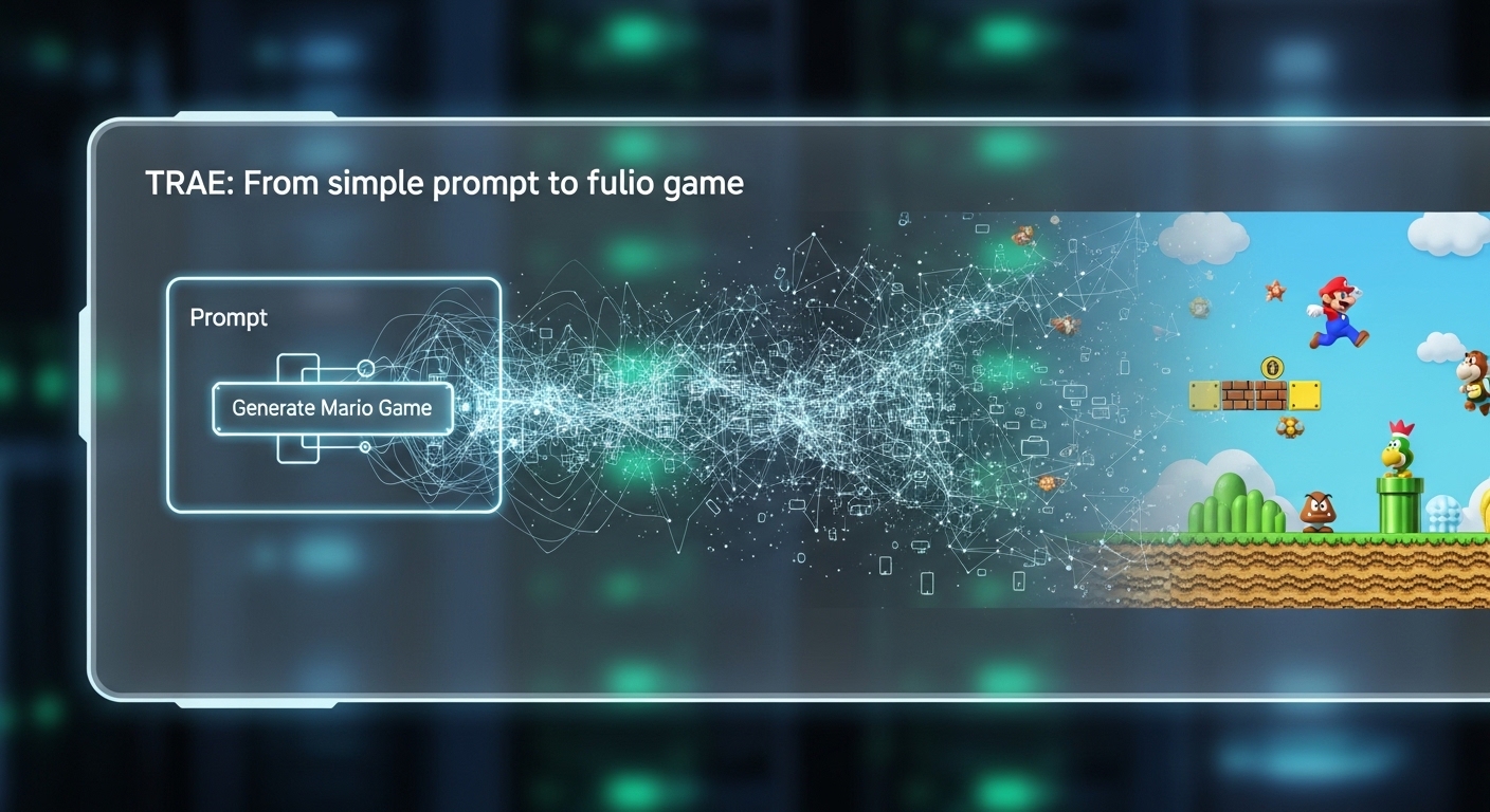 TRAE: Van simpele prompt naar volledige Mario-game