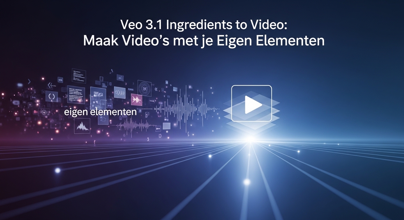 Veo 3.1 Ingredients to Video: Maak Video's met je Eigen Elementen